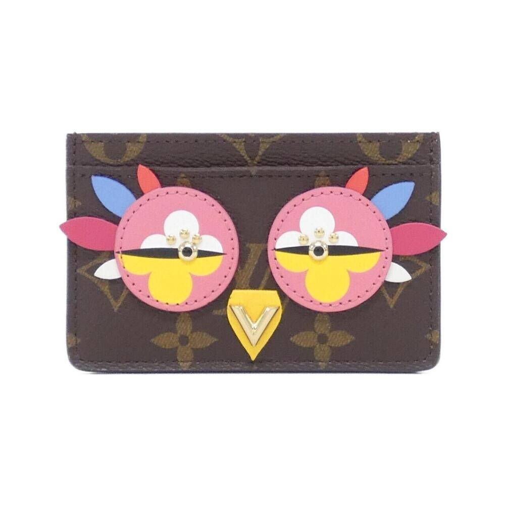 Louis Vuitton Monogram (Lovely Bird) Porte Cartes Simple M61709 Business Card...
